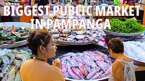 FILIPINO MARKET TOUR at Pampang Public Market .